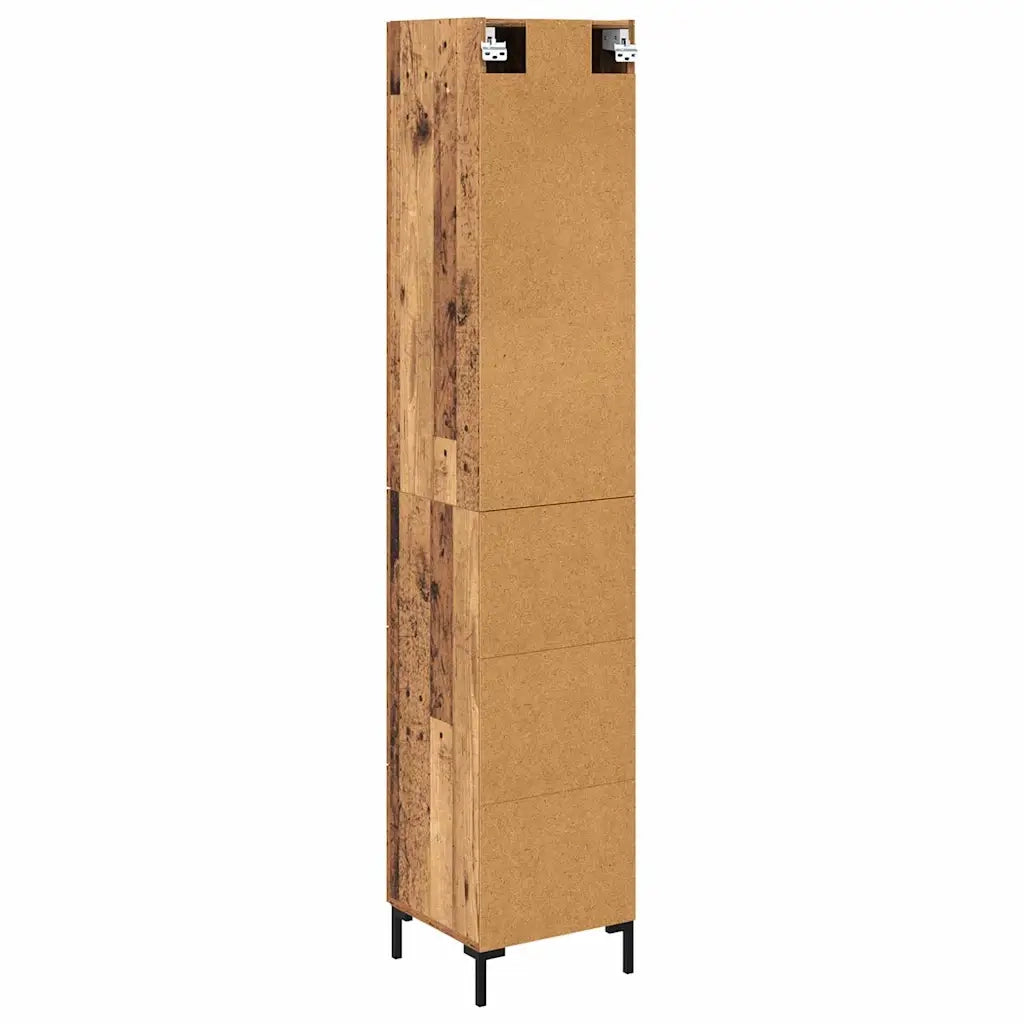 Credenza | Madia | Buffet da pranzo | Armadio da pranzo Legno vecchio 69,5 x 34 x 180 cm Legno multistrato