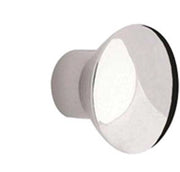 POMOLO ZAMA SFERA PIANA 2401 METALSTYLE - CROMO LUCIDO MM 24X24- 10 pezzi