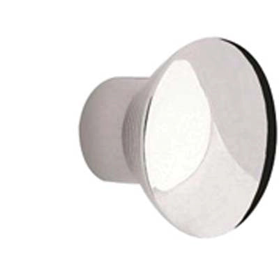 POMOLO ZAMA SFERA PIANA 2401 METALSTYLE - CROMO LUCIDO MM 24X24- 10 pezzi