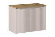 Set mobili bagno 80 cm con piano Nova Cashmere 80 x 1401 x 40 cm