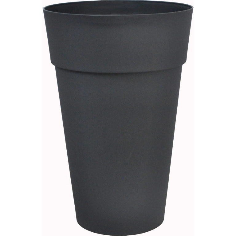 VASO CONICO HOUSTON D.35XH50,8CM SMOKE