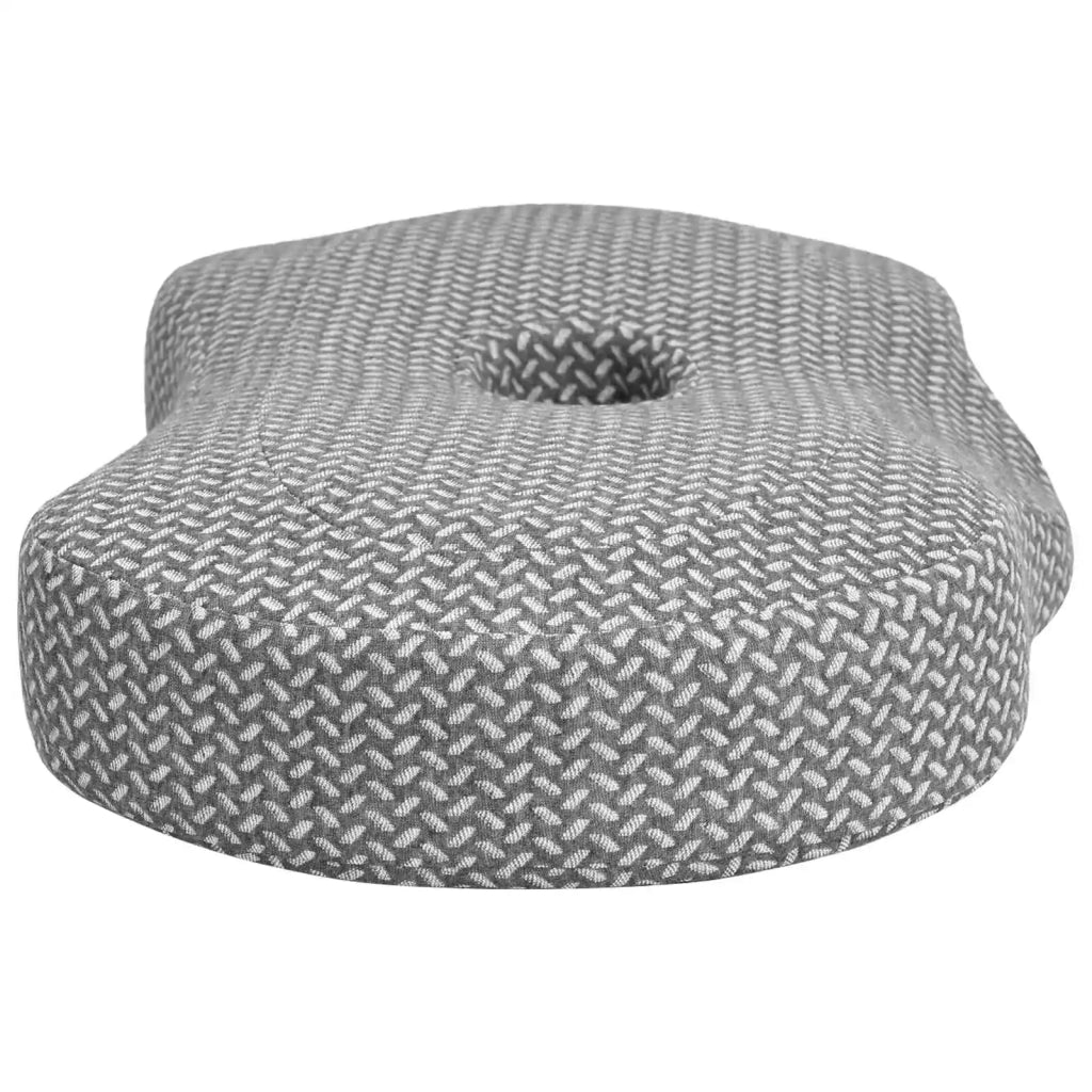 Cuscino per Collo Grigio 53 x 34,5 x 10,5 cm Schiuma Memory CFW9658148