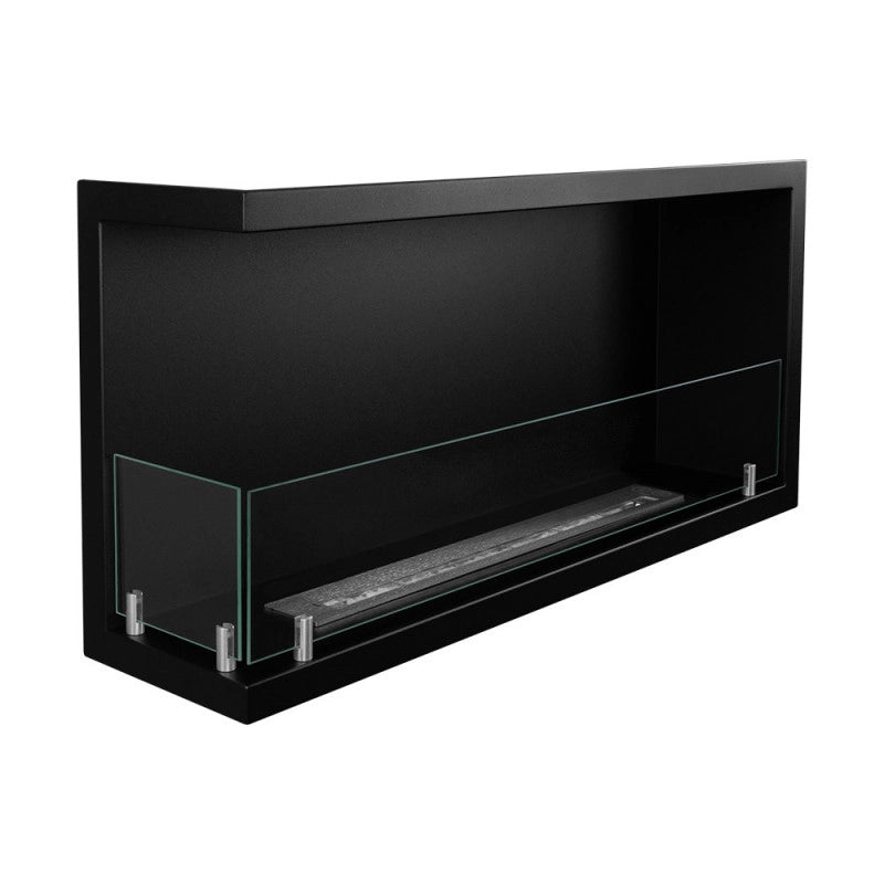 Camino a Bioetanolo Angolare Sutri 90 Sx da Incasso Sinistro 90X22,4X45 cm. – Design Raffinato ed Efficiente