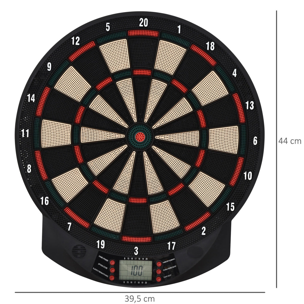 Bersaglio elettronico da freccette con punteggio automatico ¨C zephmum ¨C nero 44x39.5x2.2 cm