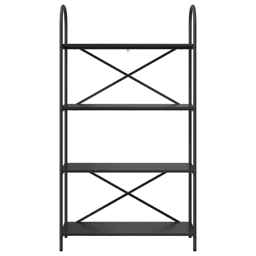 Libreria Rovere Nero 80 x 30 x 146 cm Legno multistrato 879893