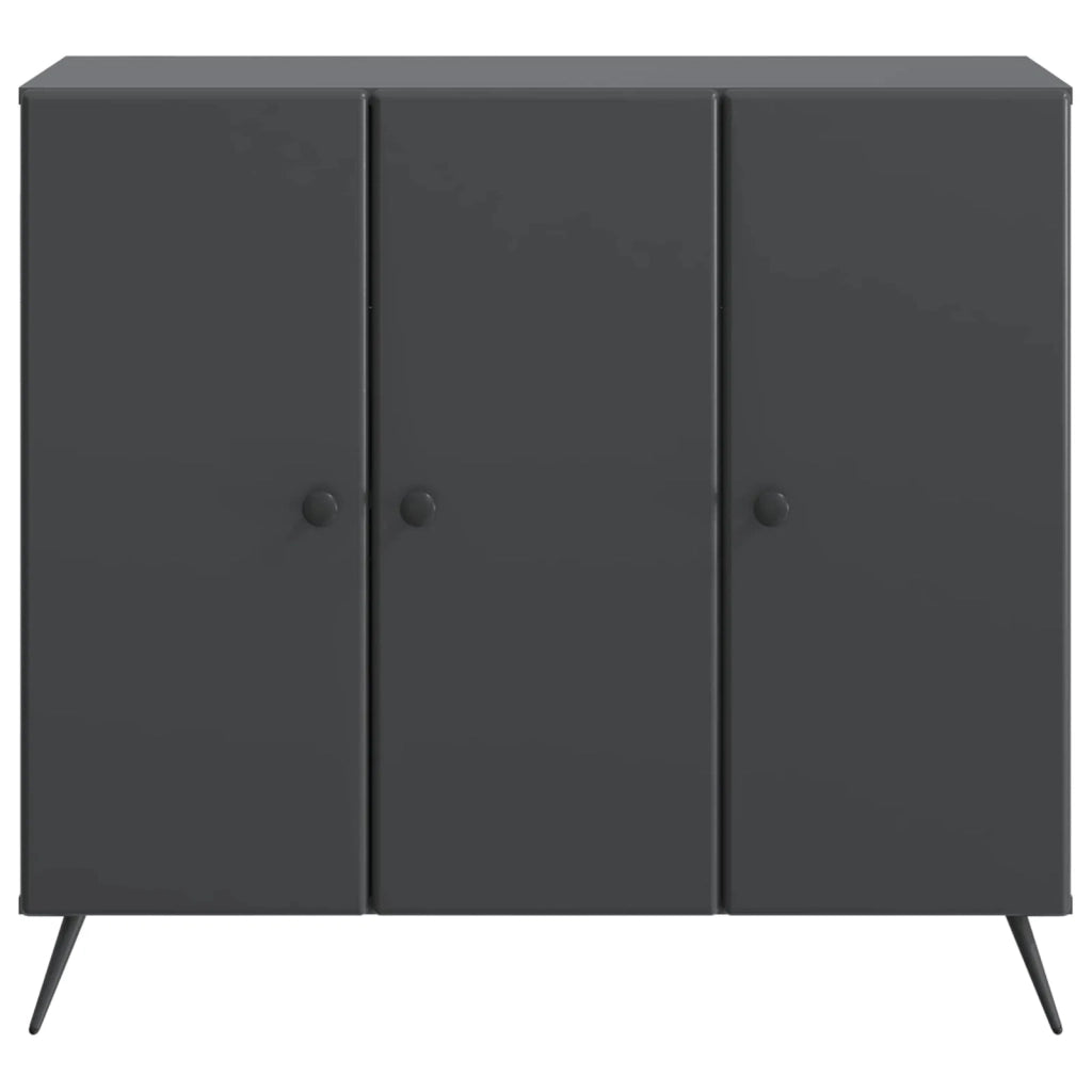 Credenza Nero 89 x 34,5 x 80 cm Legno ingegnerizzato 895566