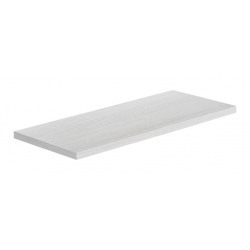 Mensola da Muro, Scaffale Legno, Mensola da Parete, Rovere Sbiancato, 56x23,7x2,3 cm - Smart