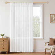 Velo di tenda 300x240 cm Bianco - Perforato - Tende moderne per soggiorno, camera da letto e cucina