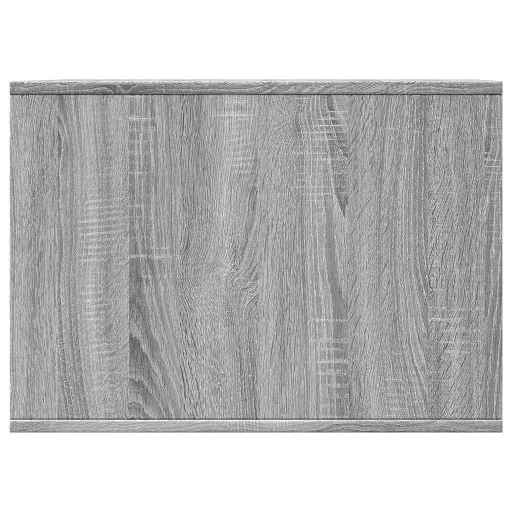 Mobiletto per lettiera per gatti in legno ingegnerizzato Sonoma grigio 02_0043336