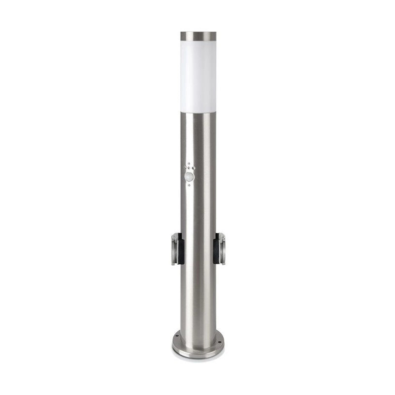 Sensore PIR da 60 cm di Bollard E27 con 2 spine in acciaio inossidabile in acciaio inossidabile IP44