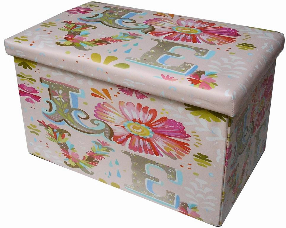 Biscottini Pouf contenitore richiudibile in ecopelle Praticissimo 60x36x36 realizzato