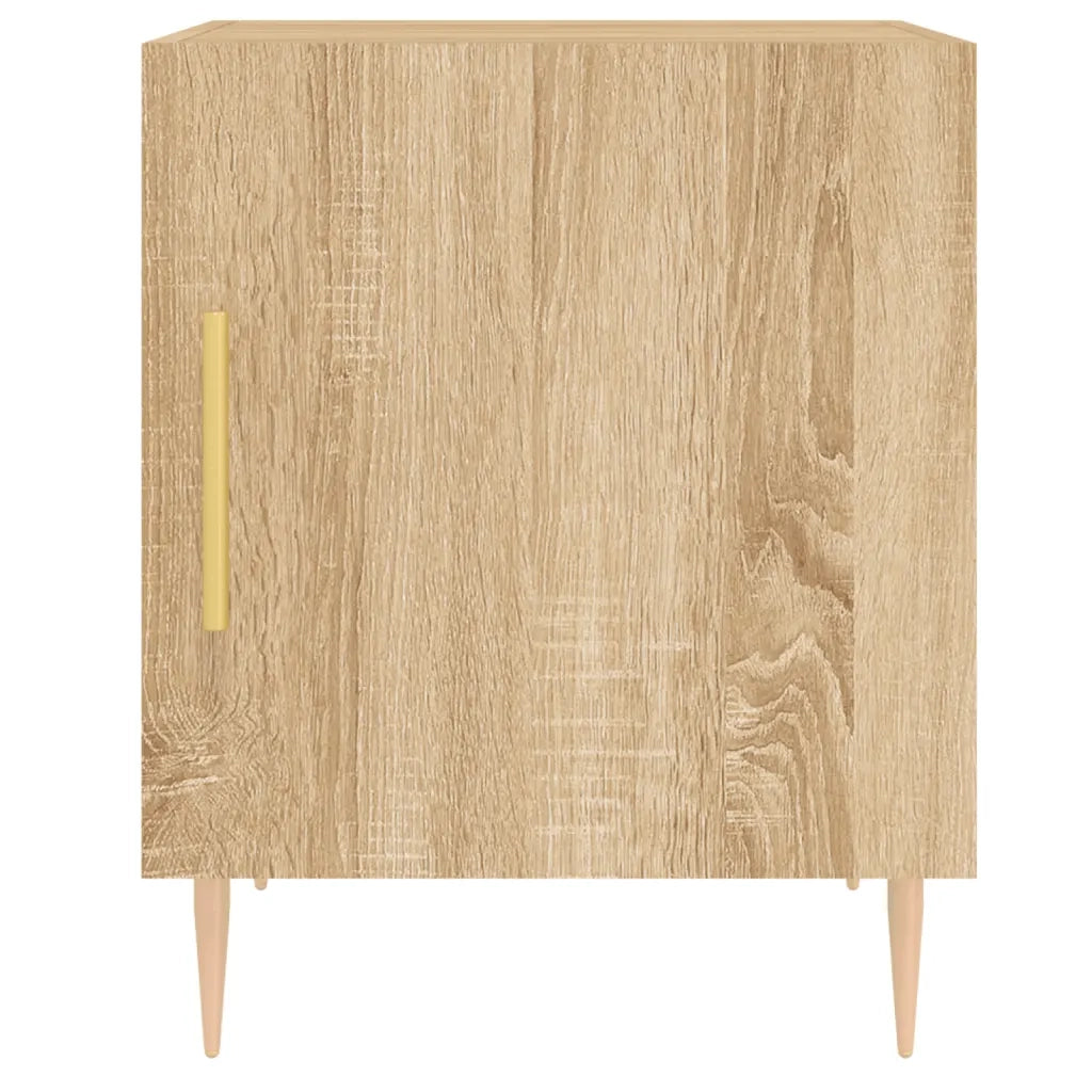 Comodini 2 pz-Set di 2 Tavolino da notte Rovere Sonoma 40x40x50 cm in Legno Multistrato 545432