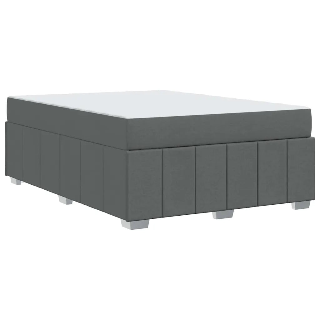 Struttura del letto Grigio scuro 160 x 200 cm Tessuto 3398294