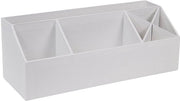 Organizzatore per ufficio - 4 cassetti - Sistema di archiviazione elegante - Bianco - Ideale per ufficio e casa - Sostenibile e facile da mantenere
