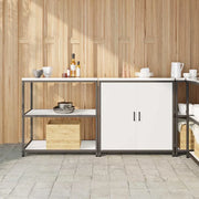 Set di Stoccaggio per Cucina con lo scaffale 2 pcs Bianco 3392653