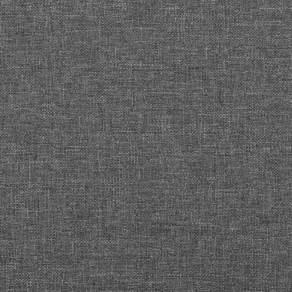Giroletto a Molle con Materasso Grigio Scuro 160x200 cm Tessuto 3142666