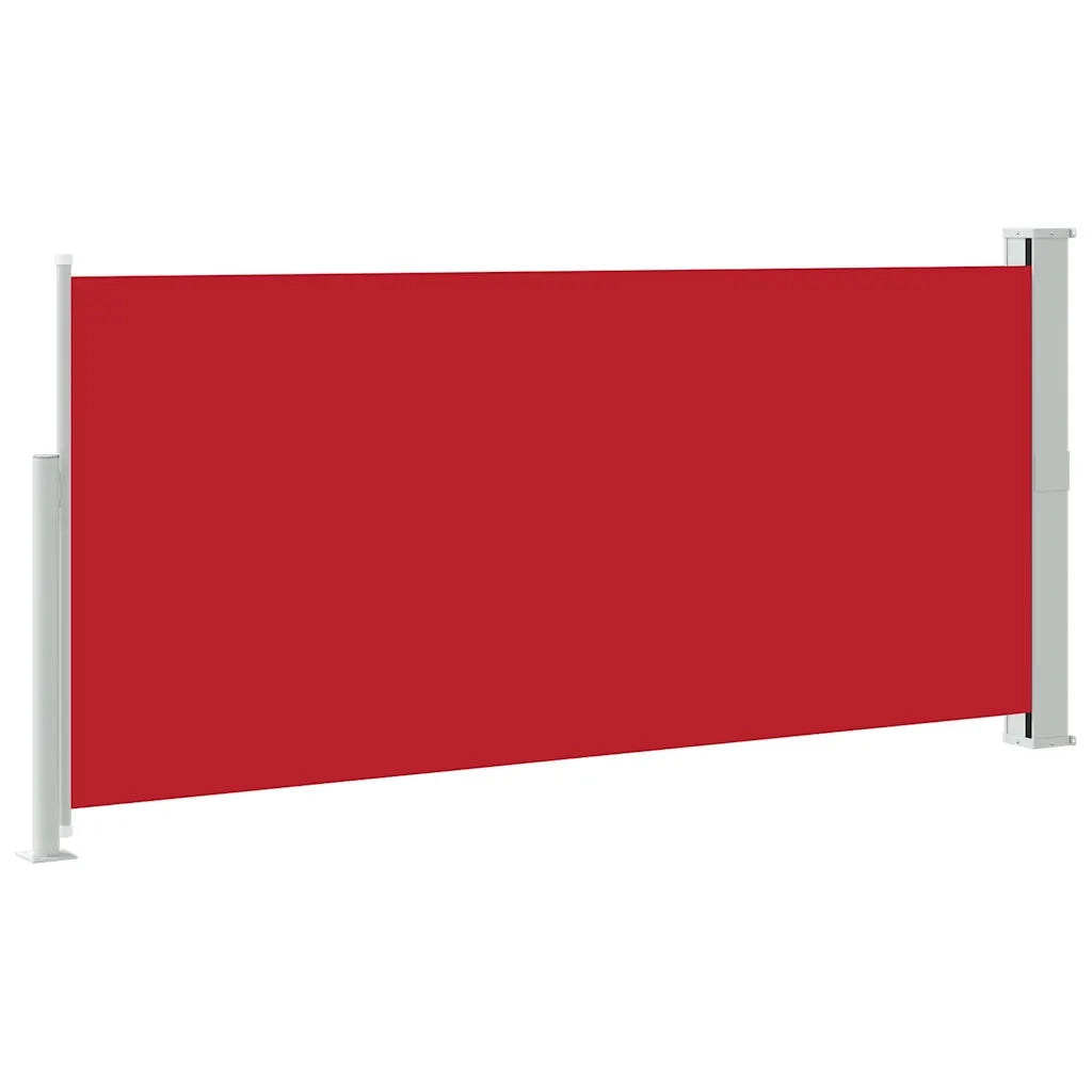 Tenda da Sole Laterale Retrattile 140 x 300 cm Rossa 45356