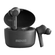 Cuffie wireless in-ear Maxell Bass 13 Sync Up con Bluetooth e custodia di ricarica nera