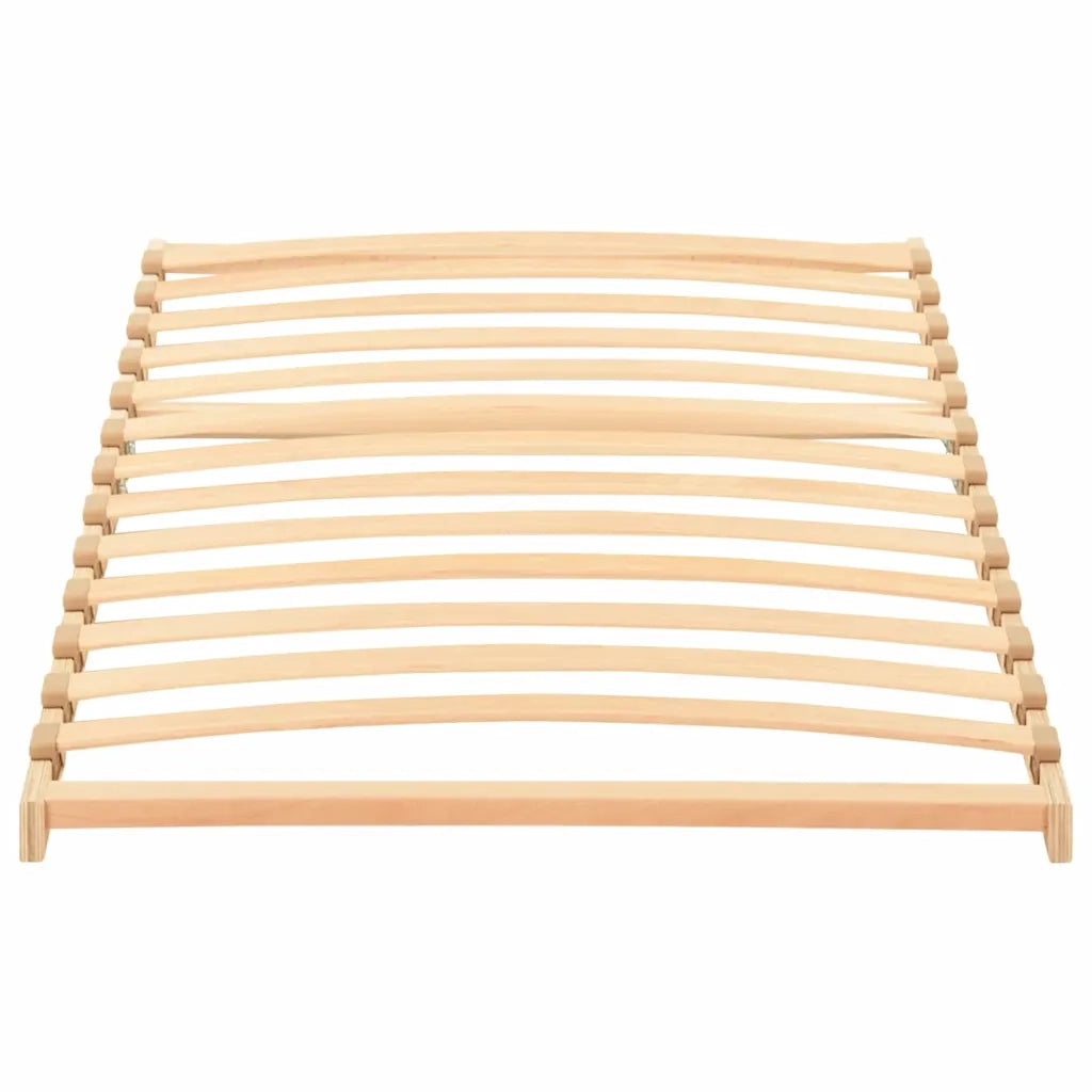 Base a doghe Marrone 80 x 190 cm Legno massello di faggio 42015277