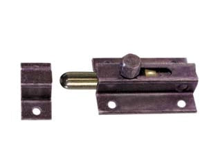 CATENACCIO PORTALUCCHETTO TRASVERSALE MIGNON ASTA TONDA BRONZATO- - mm.110 - 12 pezzi