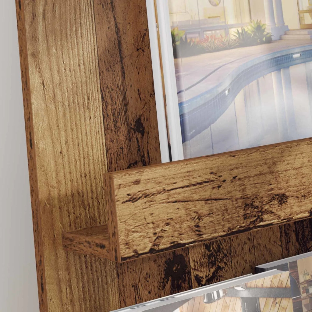 Scaffale per riviste Legno vecchio 43 x 11 x 102 cm CFW8266221