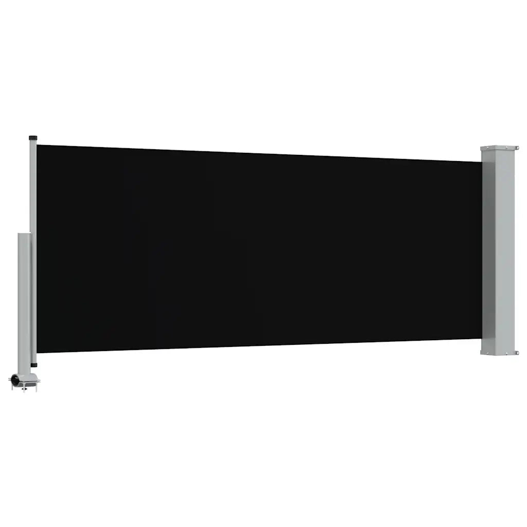 Tenda da Sole Laterale Retrattile-Tenda parasole per balcone 100 x 300 cm Nera