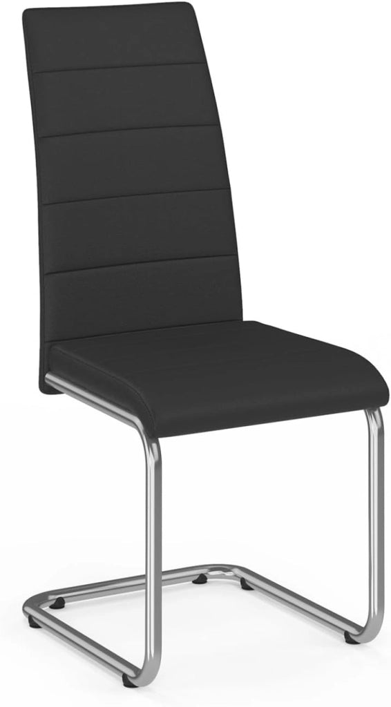 Set di 4 sedie da pranzo MIA nere