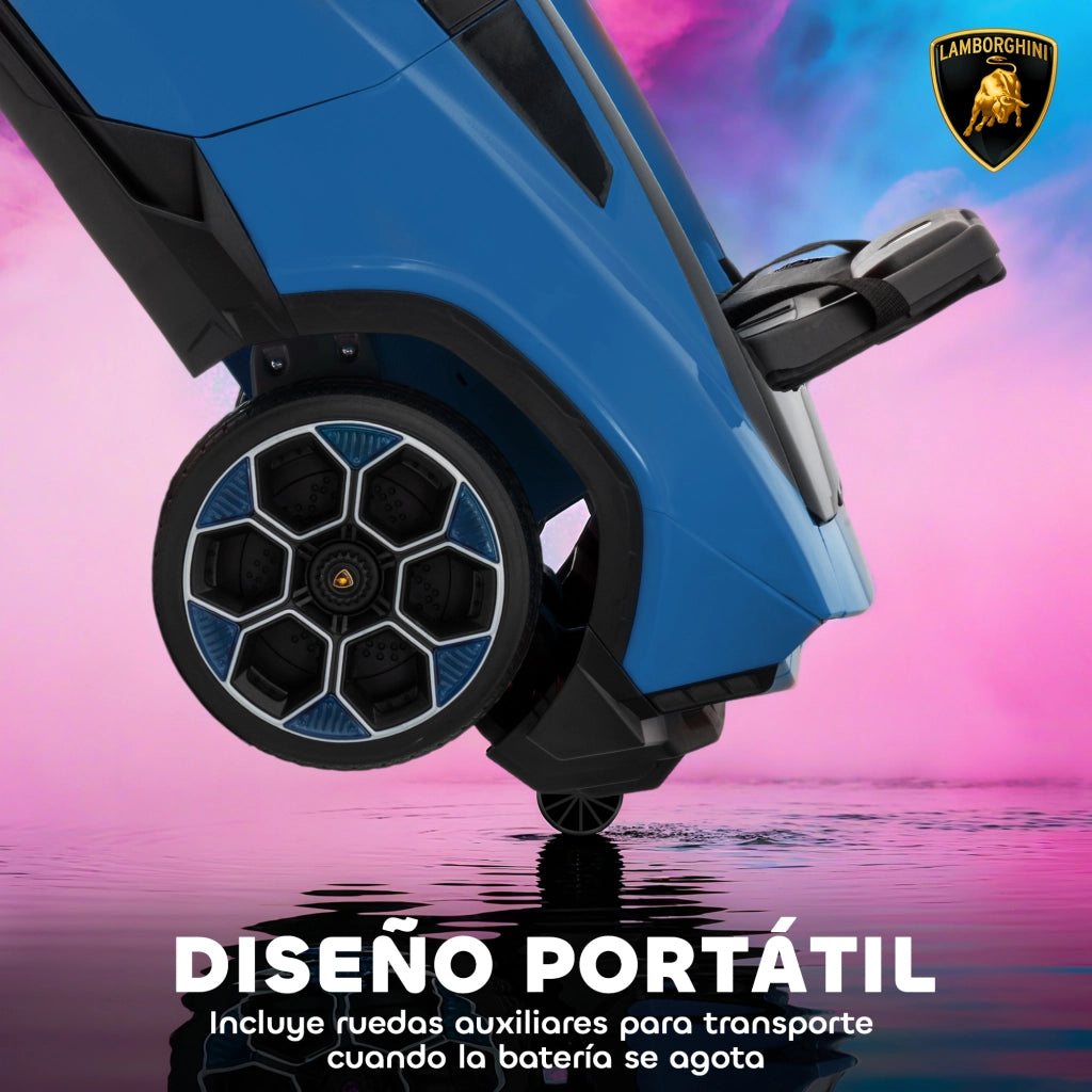 Auto Elettrica per Bambini Lamborghini ¨C Minimal ¨C Blu, Telecomando, 12V
