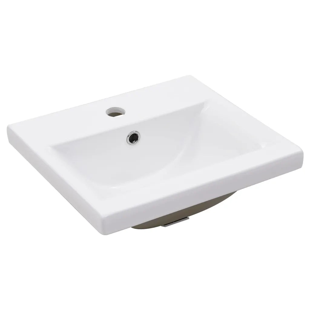 Telaio per Lavabo da Bagno con Lavabo Integrato Bianco in Ferro CFW8265381