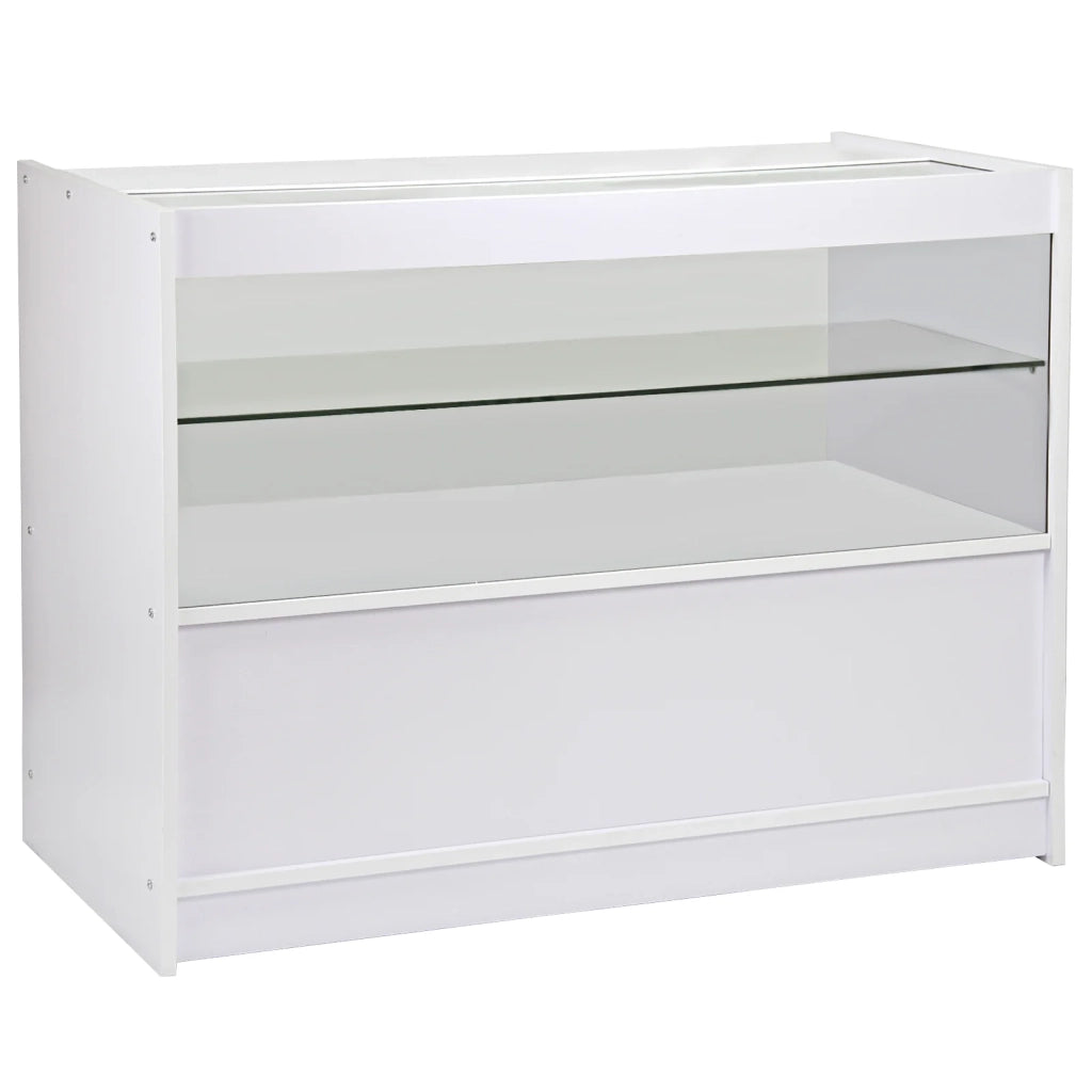 Set Gemini con 3 Banconi Negozio e Reception Bianco Brillante Elegante Solidi