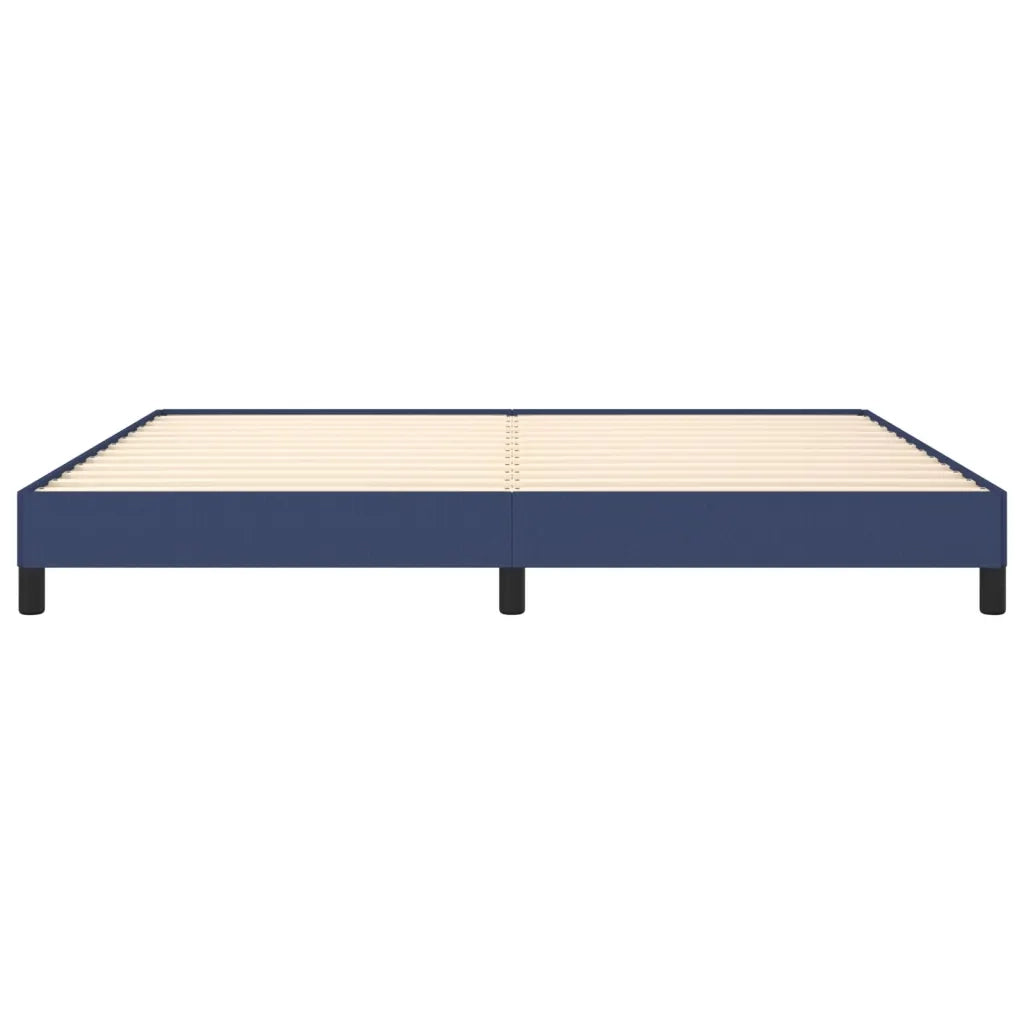 Giroletto senza Materasso-Struttura Letto Blu 200x200 cm in Tessuto 781647