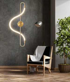 Lampada Led App858-w Long Gold