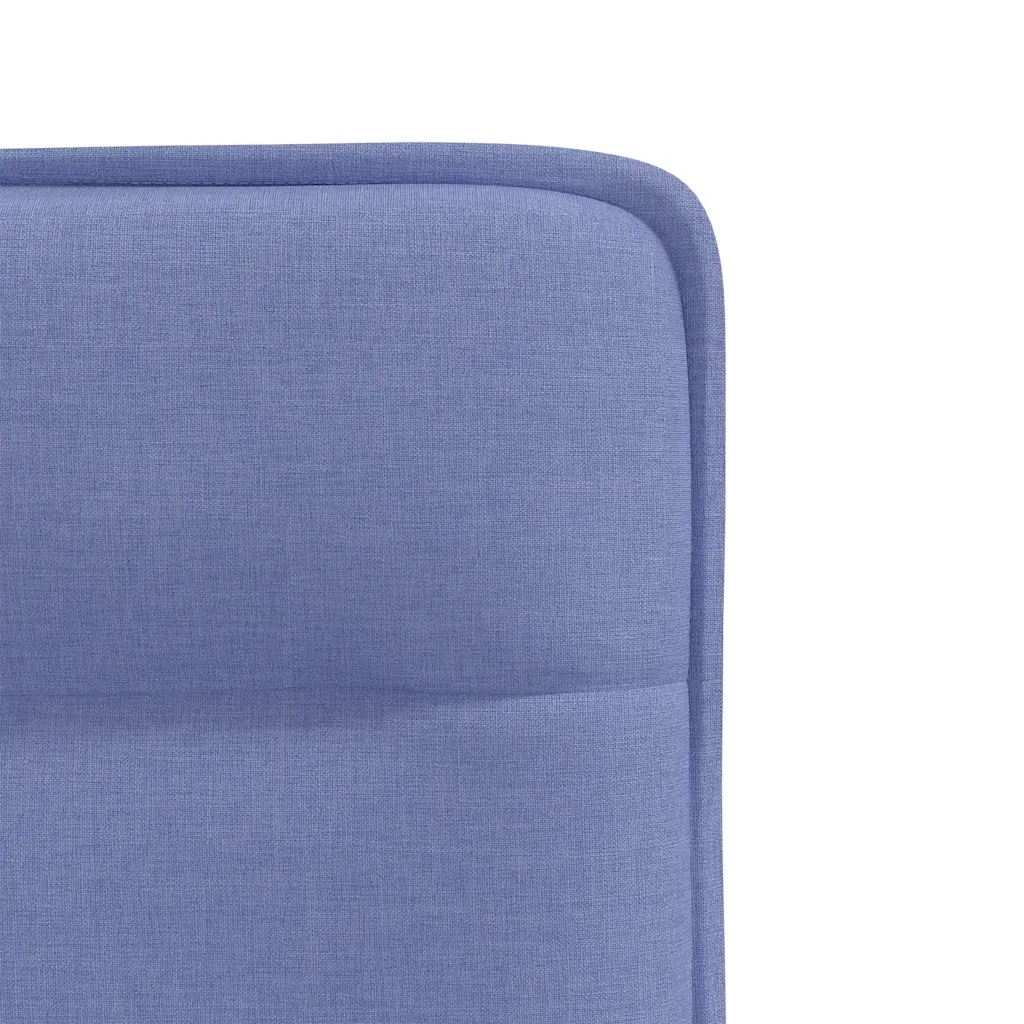 Sedie da Pranzo 2 pz Blu Jeans in Tessuto