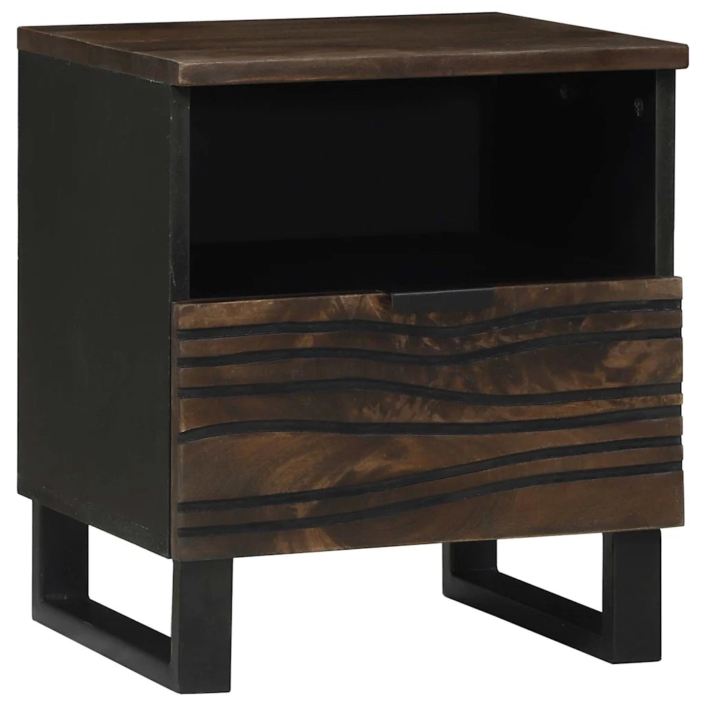 Armadio da Notte con cassetto 2 pcs Noce 40 x 33 x 46 cm 4018015