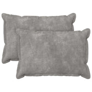 Cuscino HOUTEN 2 pz Grigio Chiaro Fleece in microfibra 932279