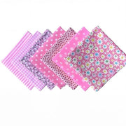 Set di tessuti da 7 pezzi - 100% cotone - 50 x 50 cm - cucito/knotty - patchwork/quilting - decorazione - diversi disegni - tessuto per patchwork
