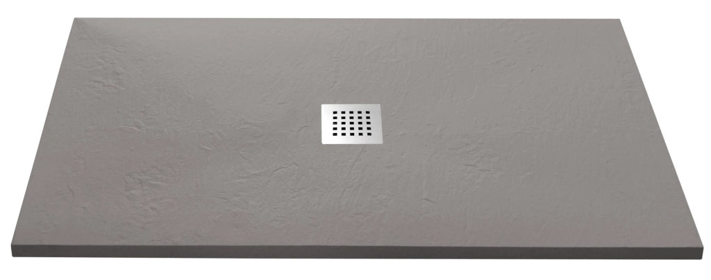 Piatto Doccia in Pietra 80x90 cm Bonussi Ardesia Stone Central Tortora