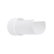 Applique moderna bianca tonda orientabile E27 Pure Lume