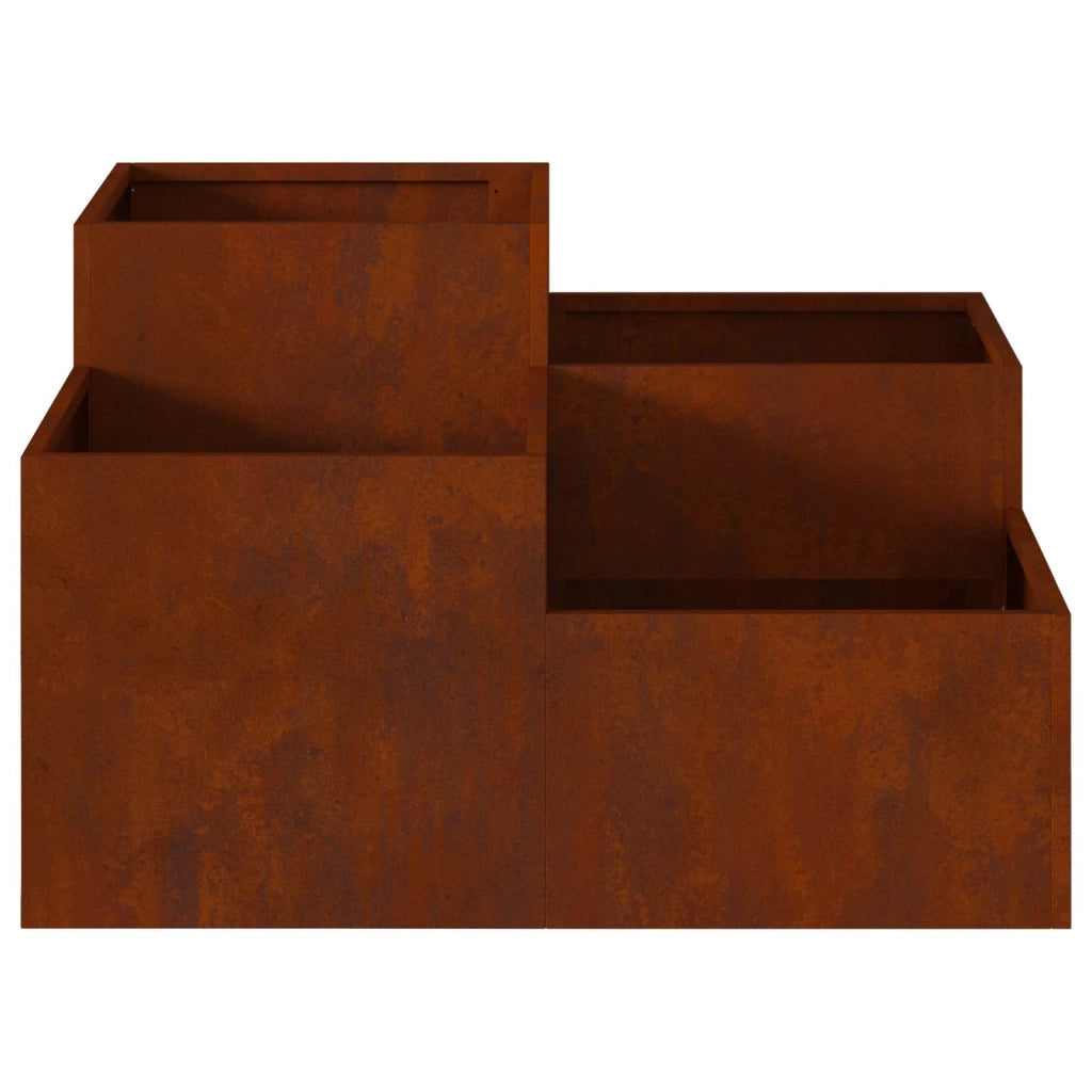 Vaso da giardino Ruggine 100 x 100 x 48 cm 865854