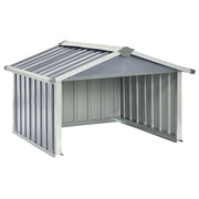 Rifugio per robot da giardino 92 x 97 x 63 cm acciaio zincato grigio 02_0022392