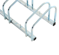 Rastrelliera Porta Biciclette 3 Posti 70,5x33x27 cm Tubi in Acciaio