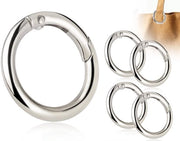 Set di 4 Ganci a Clessidra in Acciaio - Ganci a Clessidra a Sfera - Ganci a Clessidra con Fregio - Accessori per Chiave - Scelta affidabile - Esperienza di vendita confortevole - Gancio per chiave con fregio