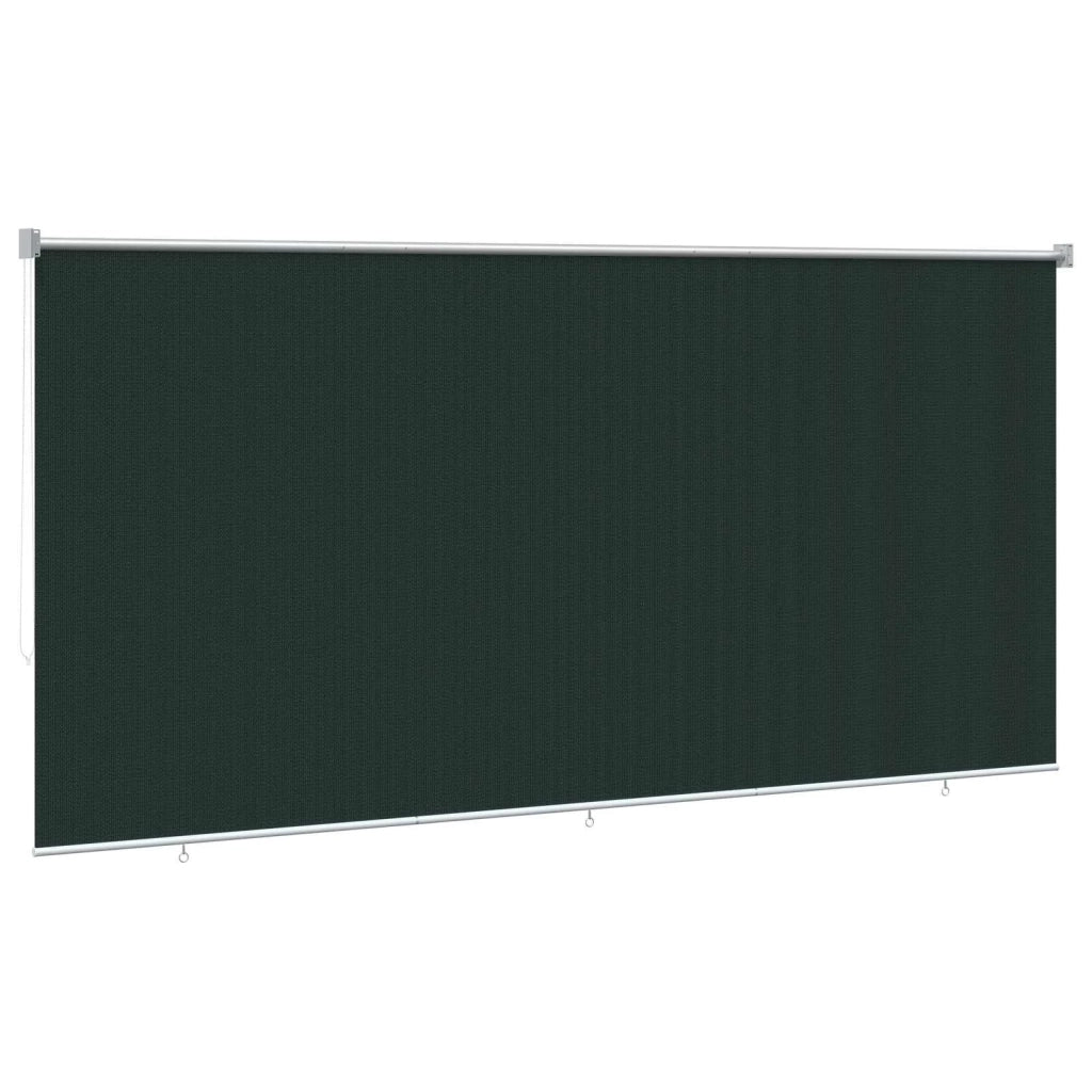 Tenda a Rullo Esterno Blocco UV 90% Verde Scuro 400 x 140 cm 42036024