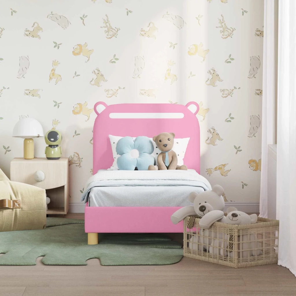 Struttura letto per bambini con testata Rosa 70 x 140 cm 42011207