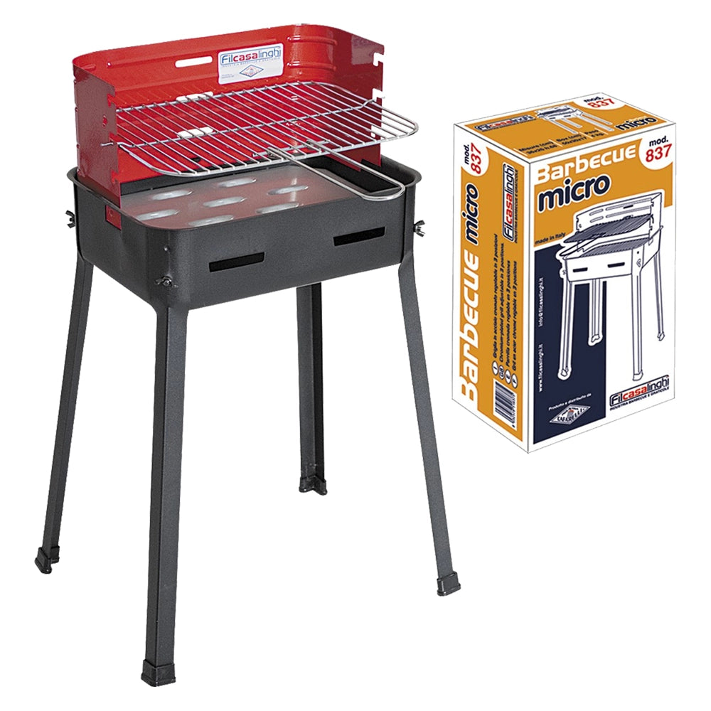BARBECUE RETTANGOLARE '837 MICRO' cm 27 x 37 x H 68  - FILCASALINGHI