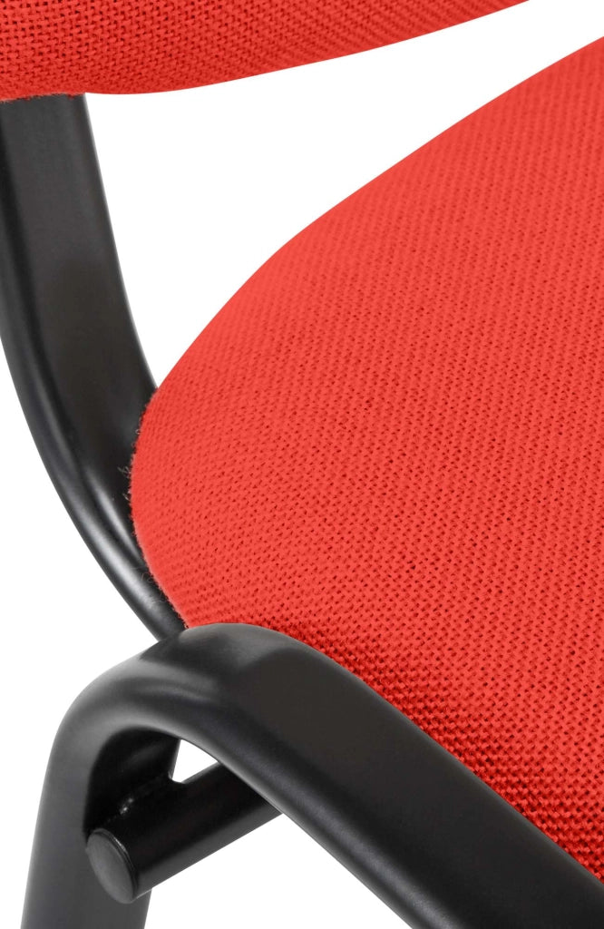 Sedia Ken in stoffa rosso
