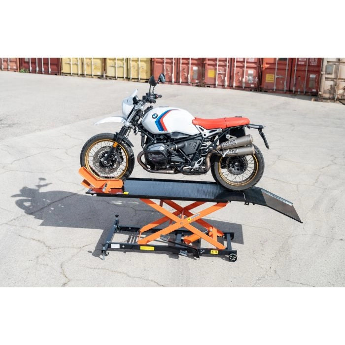 Sollevatore Idraulico per Moto e Scooter con Pompa a Pedale - Ponte moto - 450Kg