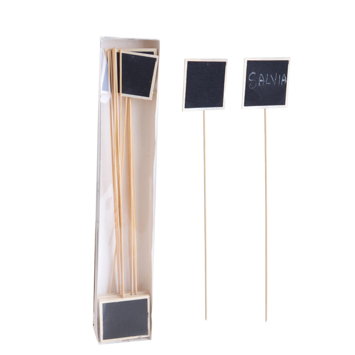 Set 12 Rami in Legno con Lavagne Rettangolare