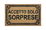 Zerbino Ingresso Casa In Fibra Di Cocco Con Base In Pvc  Dis7Sorpresa