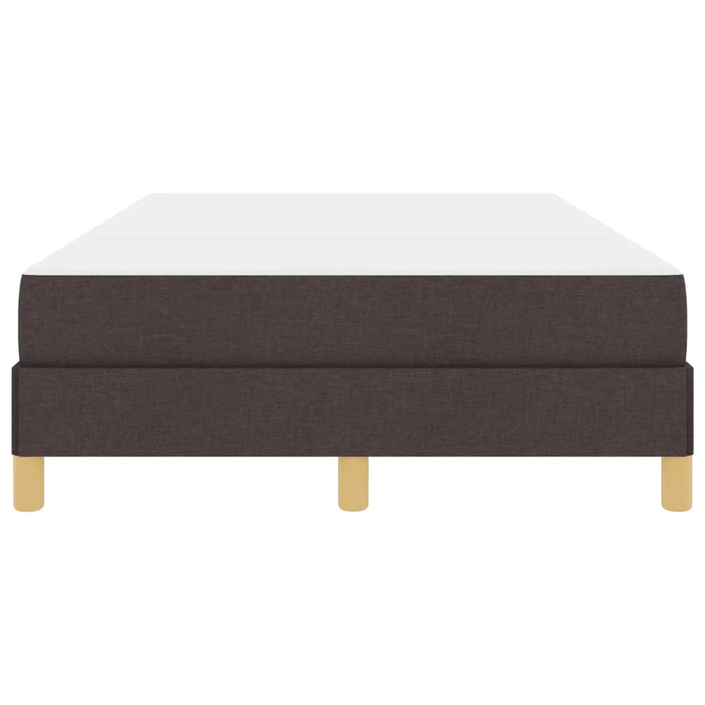 Letto a molle con materasso Marrone Scuro 120 x 200 cm Tessuto 3398559